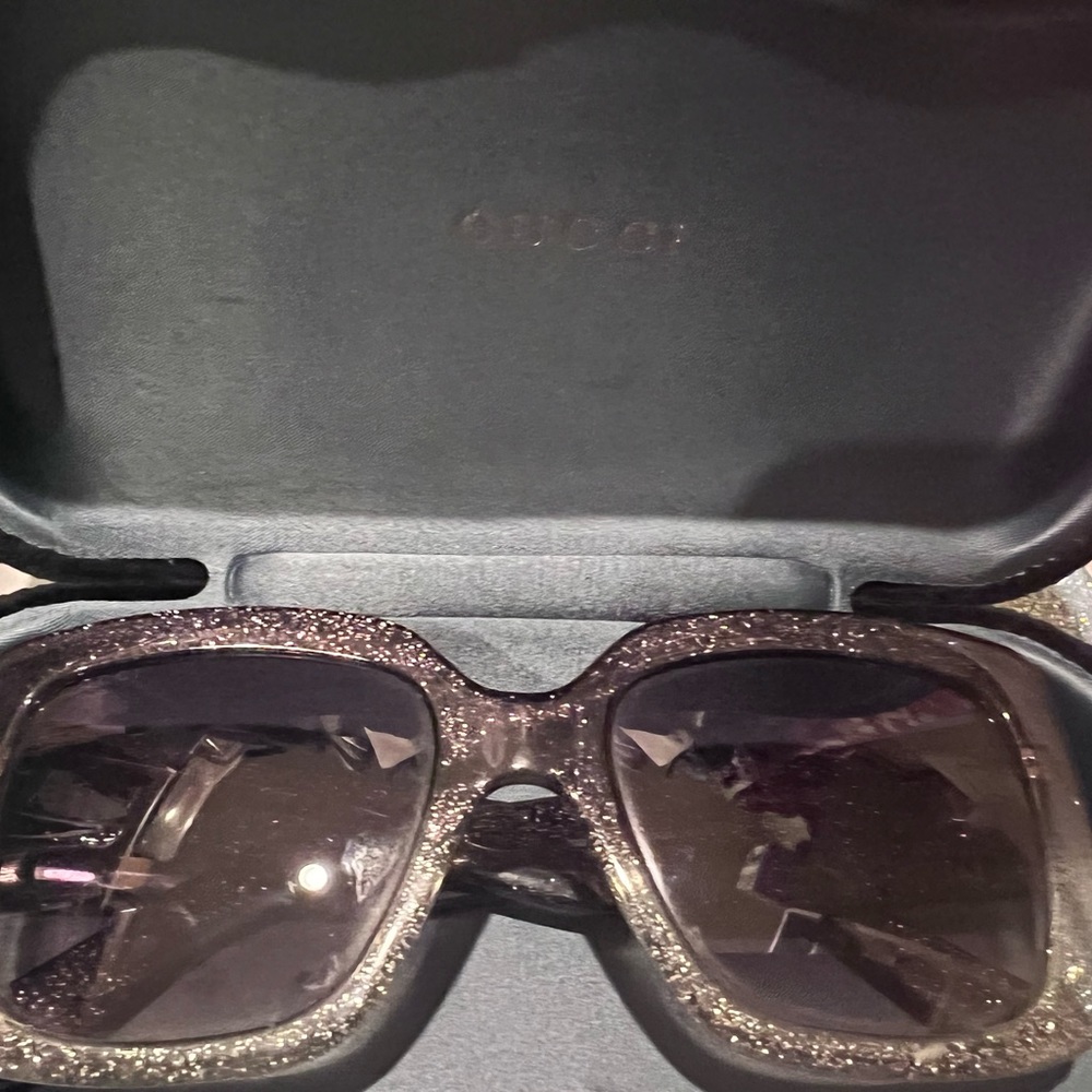 Gucci glitter sunglasses